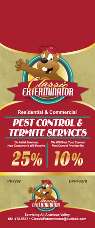 Pest Door Hanger - Full Color - Template #22 - Pest
