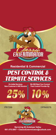 Pest Door Hanger - Full Color - Template #22 - Pest