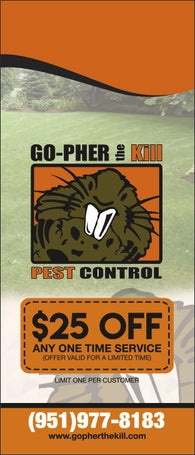 Pest Door Hanger - Full Color - Template #24 - Pest