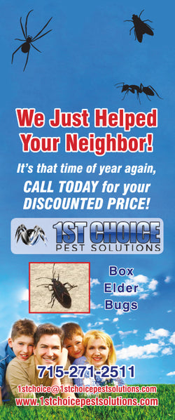 Pest Door Hanger - Full Color - Template #25 - Bugs