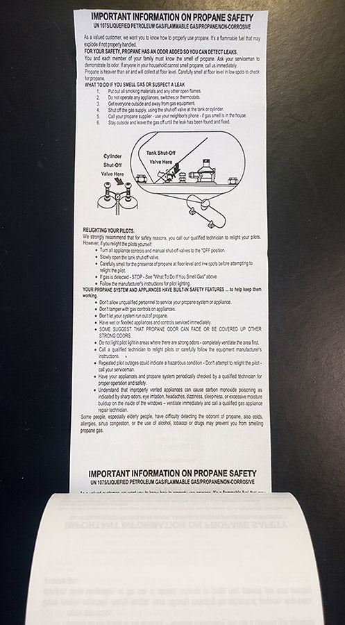 PROPANE THERMAL ROLLS 3 1/8in x 230ft – American Business Forms & Envelopes