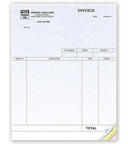 QuickBooks Laser Invoice 13054