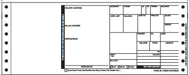 QuickOil Fuel Ticket - Type L
