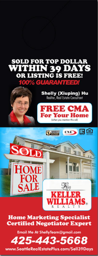 Real Estate Door Hangers - Template #009