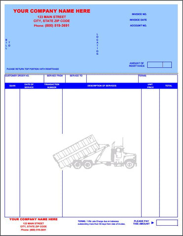 Terra Vista Solutions Laser Invoice