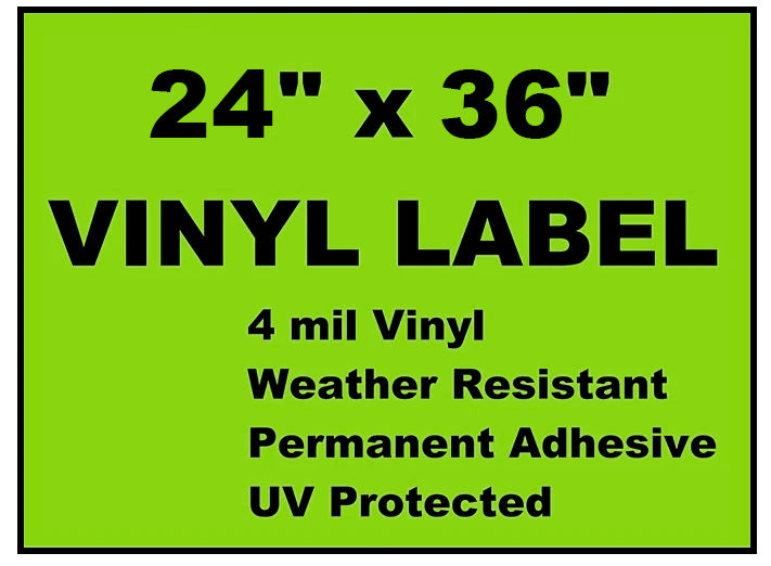 Custom: Vinyl Labels - 24