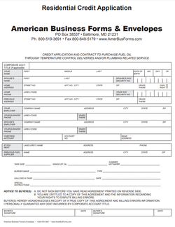 Credit Application (Template 01)