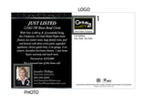 Just Listed Postcards - Template #04