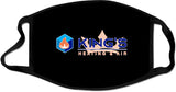 3-Ply Full Color Polyester Face Mask -  Custom Printed - Full Color