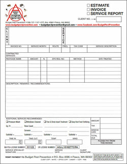 Pest Contract #6 - Residential Agreement