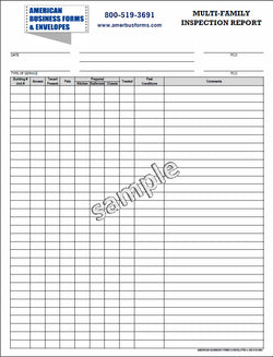 Pest Multi Family Inspection Report