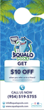 Pool Door Hanger - Full Color - Template #02