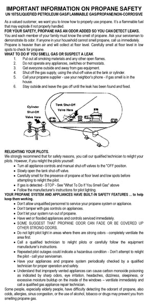PROPANE METER TICKET - 334P (Same Day Shipping) – American Business ...