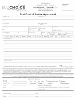 Pest Contract #8 - Service Agreement