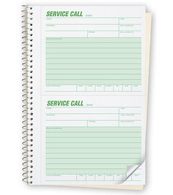 PHONE MESSAGE BOOKS - SERVICE CALL BOOKS 11-2