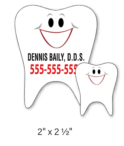 Business Magnets - Tooth Shape
